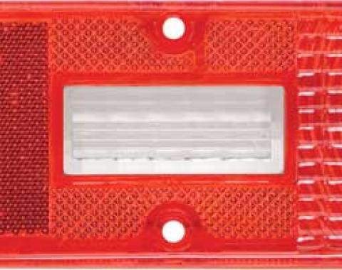 OER 1970-71 Chevy Nova, Tail Light Lens, RH Passenger Side, 1971 1st Design Version N5504