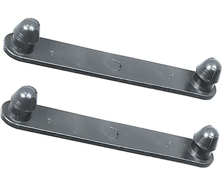Front Fender Wire Harness Straps, 2-1/4" Long, Black Nylon