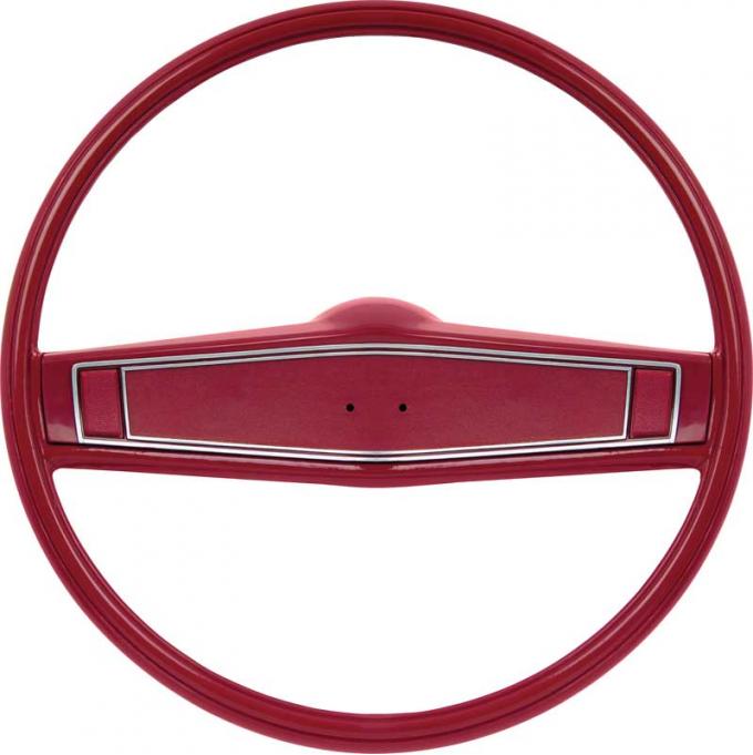 OER 1969-70 Steering Wheel Kit - Red - Standard Interior *R3494