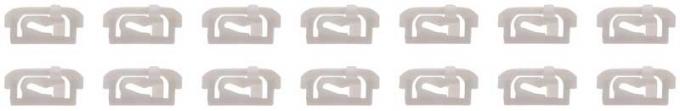 OER 1975-90 GM, 1977-79 Nova / X-Body, Windshield Molding Clip Set, Nylon Type, 14 Piece Set 153738