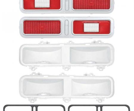 OER 1973-74 Nova Tail Lamp Lens / Housings / Gasket Set *N17374