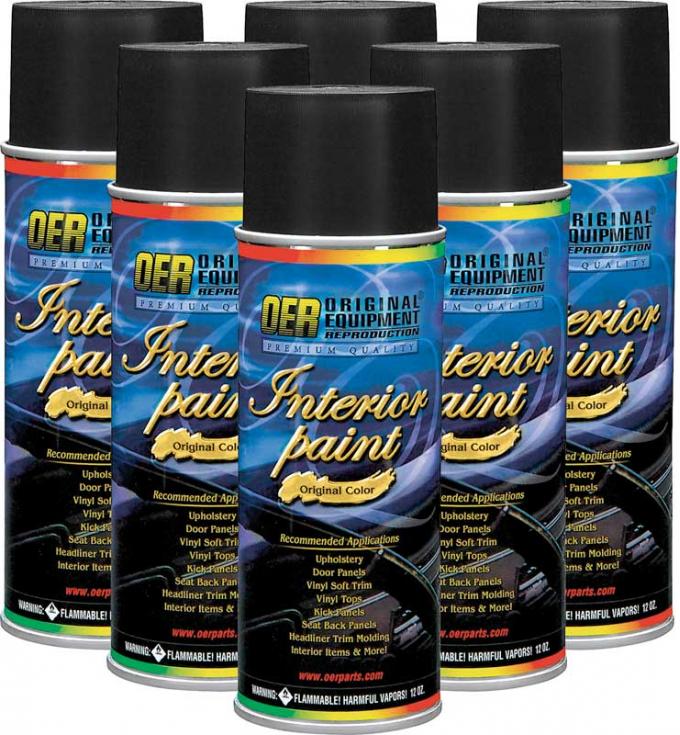 OER Black Restoration Carpet Dye - Case of 6 - 12 Oz Aerosol Cans *PP905