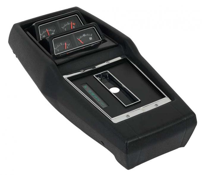 OER 1968-72 Chevy II Nova, Console Assembly, AT Turbo, with Console Gauges, Pre-Assembled R687204