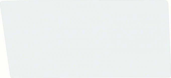 1962-67 Chevy II, Nova, Front Door Glass, 2-Door Sedan, Clear Glass, LH or RH, Each