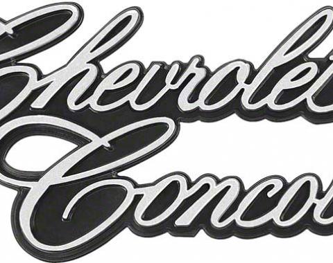 OER 1977 Nova "Chevrolet Concours" Trunk Lid Emblem 20014406