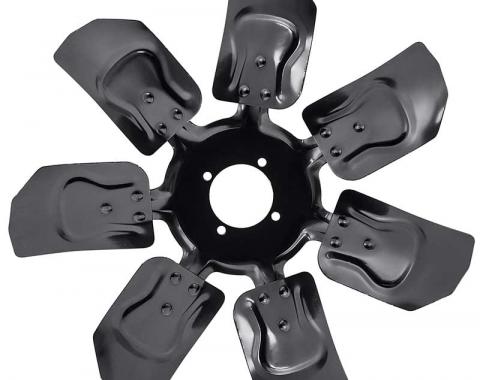 OER 1971-79 Buick, Chevy, Olds, Pontiac, Fan Blade, 7 Blade, 19-1/2", Black 3991431