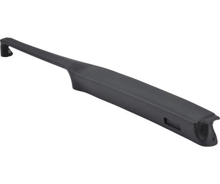 OER 1969-74 Nova Dash Pad, without AC, Black, Vinyl Wrapped, Made in the USA 8748945W