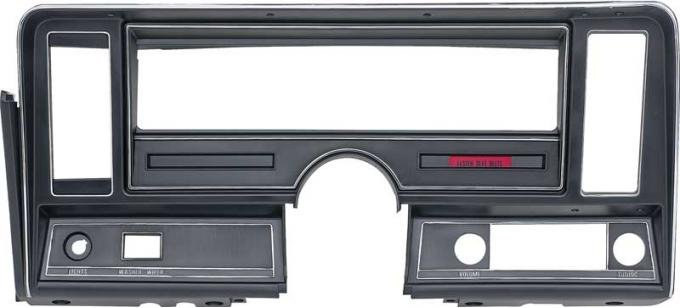 OER 1969-74 Nova, Dash Instrument Bezel, with A/C, With Warning Lights N668202