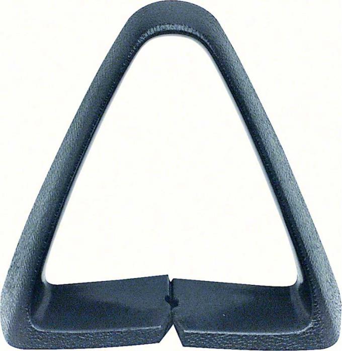 OER 1973-81 Bucket Seat Belt Guide , Triangle , Blue 9691906