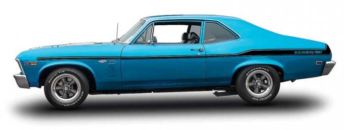 OER 1969 Nova Black Yenko Stripe Set 14462