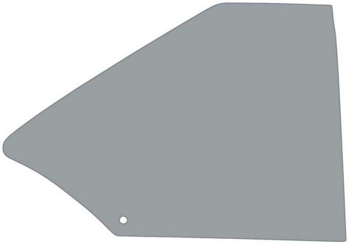 OER 1968-72 Chevy II / Nova 2 Door Coupe Quarter Window Glass Smoke Gray Tinted - RH NR712Y