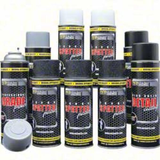 Gray and White Trunk Refinishing Kit with Standard Gray Primer
