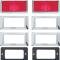 OER 1969 Nova, Impala, Caprice, Bel Air, Biscayne, Station Wagon, Side Marker Light Kit, with Lamps, Bezels, Gaskets, & Hardware *R5012A