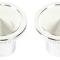 1965-66 Impala, Caprice, Bel Air, Chevy II/Nova, Chevelle, El Camino, Radio Volume & Tuning Knobs, Die-Cast Zinc, Chrome Plated