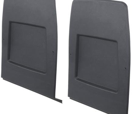 OER 1971-80 Camaro, Firebird, Nova, GM X, H Body, Bucket Seat Back Panel, Black, Pair, 1653515