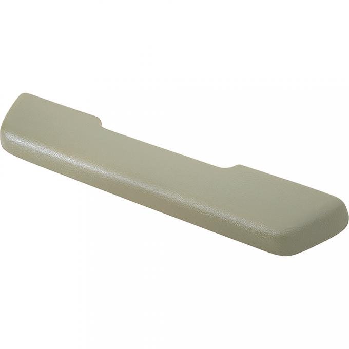 1968-72 Buick, Chevrolet, Oldsmobile, Pontiac, Front Arm Rest Pad, Urethane Reproduction, 12" Length, RH, Ivy Gold