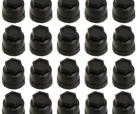 OER Lug Nut Caps Black - Set of 20 *R5124