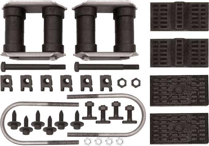 OER 1970-81 GM Multi-Leaf Rear Leaf Spring Installation Set - Various Models R362