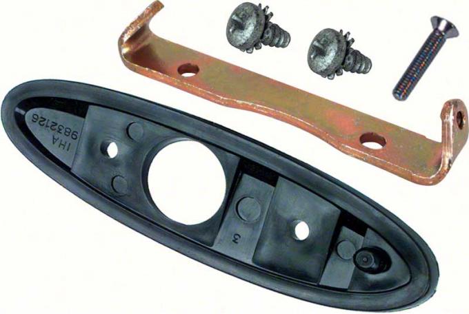 OER 1970-81 Camaro / Firebird, 1970-74 Nova Bullet Mirror Mounting Kit, RH *R312