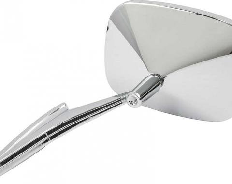 OER 1968-72 Outer Door Mirror with Rib Design, Drivers Side LH 3914753