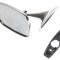 OER 1973-77 Century LeSabre, Regal, Caprice, Malibu, Chevelle, Cutlass, Monte Carlo, Chrome Outer Door Mirror, with 2 Mounting Studs and Hardware, LH or RH Side 9614194