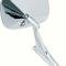 OER 1968-72 Camaro, Impala, Caprice, Chevelle, Nova, Monte Carlo, Firebird, Chrome Outer Door Mirror, Smooth Syle Base, with Gasket & Hardware, RH Passenger Side, Various GM Models CM3003