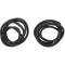 OER 1962-67 Chevy II, Nova Door Frame Weatherstrip Seals, 2 Door Sedan, Pair K440