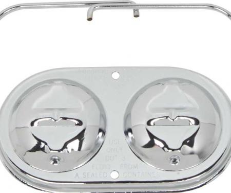 OER Chrome Dual Master Cylinder Cover T9334