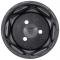1962-92 Camaro, Nova, Firebird, Regal, Alloy Wheel Center Cap, Black, Zero Offset Wheel, Each