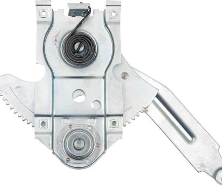 1968-74 Nova, Ventura, Apollo, Omega, Rear Door Window Regulator, 4 Door, LH Drivers Side