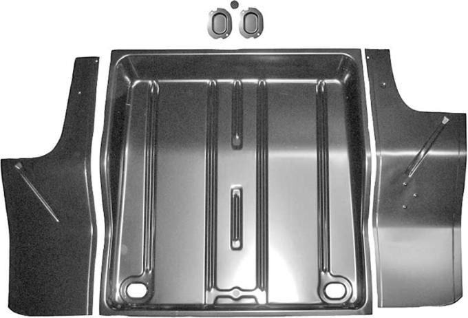 1962-67 Chevy II / Nova, Complete Trunk Pan Set, 3 Piece Set