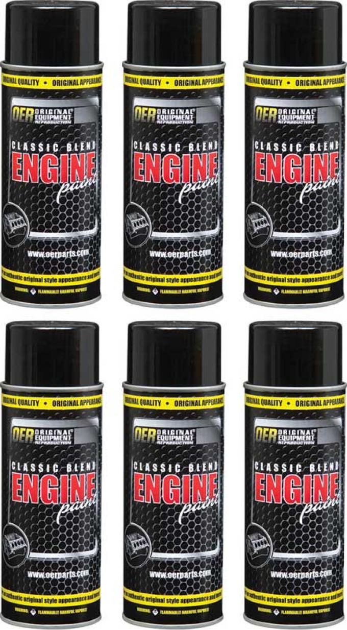 OER Pontiac Turquoise Classic Blend Engine Paint Case Of 6 16 Oz Cans *K89291