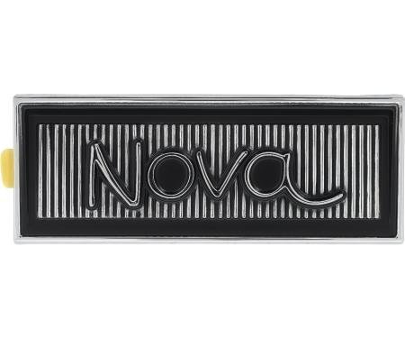 OER 1969-74 Nova Dash Pad Emblem 12275