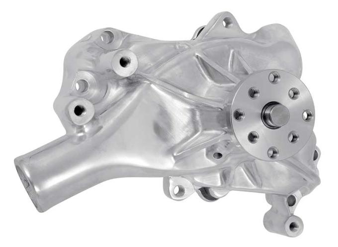 1969-86 Chevrolet Small Block, Long Water Pump, Polished Aluminum