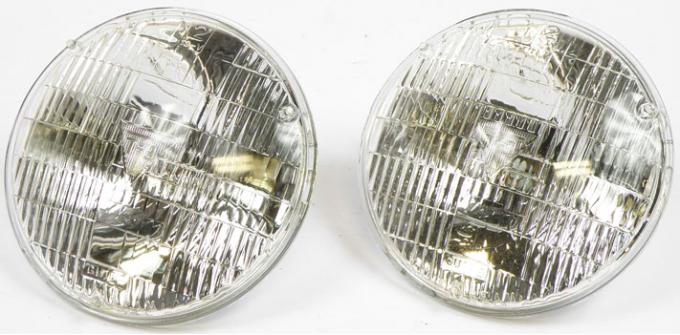 OER 1956-69 "T3" Logo Headlamp Bulbs, 7" Diameter, LH and RH T3HBC1