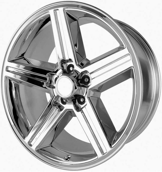 1985-87 Camaro IROC Z, Replica Aluminum Wheel, 20" x 8", Chrome Plated Finish, Each