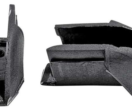 OER 1966-67 Chevy II Nova, Upper Vent Window Rubber Bumpers, Hardtop, Pair 153957