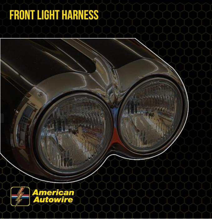 American Autowire 1967 Chevrolet Front Light Harness Extension CG73368
