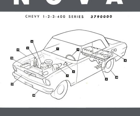 American Autowire Factory Assembly Manual - 1963 Nova 36304