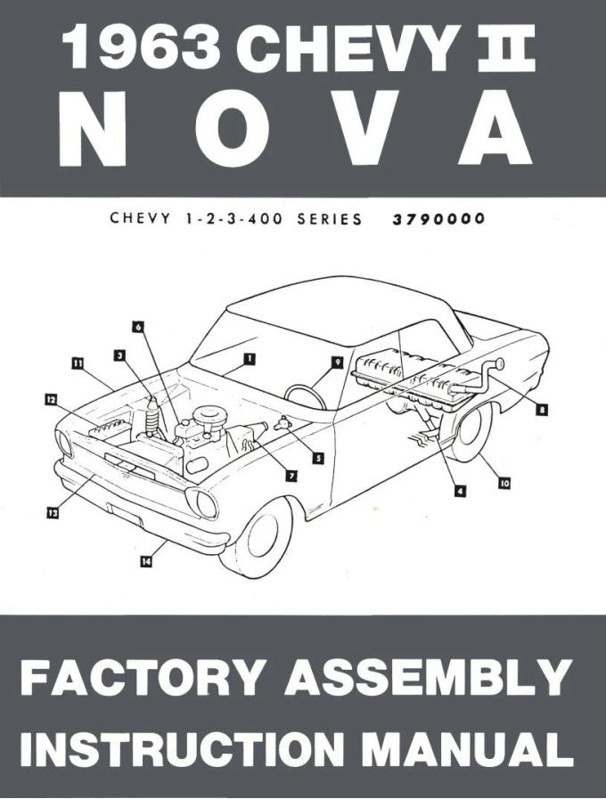 American Autowire Factory Assembly Manual - 1963 Nova 36304