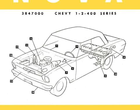 American Autowire Factory Assembly Manual - 1964 Nova 36305
