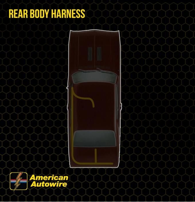 American Autowire 1964 Chevrolet Rear Body Light Harness CF85189