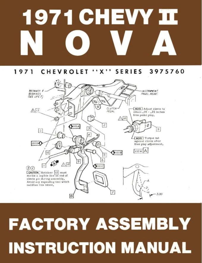 American Autowire Factory Assembly Manual - 1971 Nova 36312
