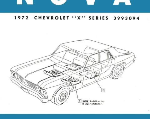 American Autowire Factory Assembly Manual - 1972 Nova 36313