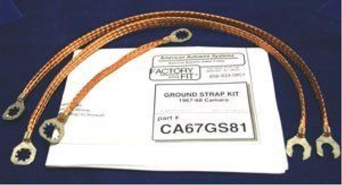American Autowire 1967-1969 Chevrolet Ground Strap Kit CG67GS81