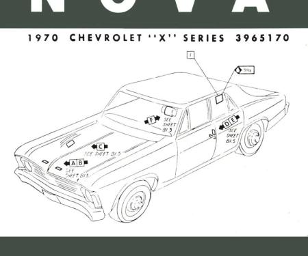 American Autowire Factory Assembly Manual - 1970 Nova 36311