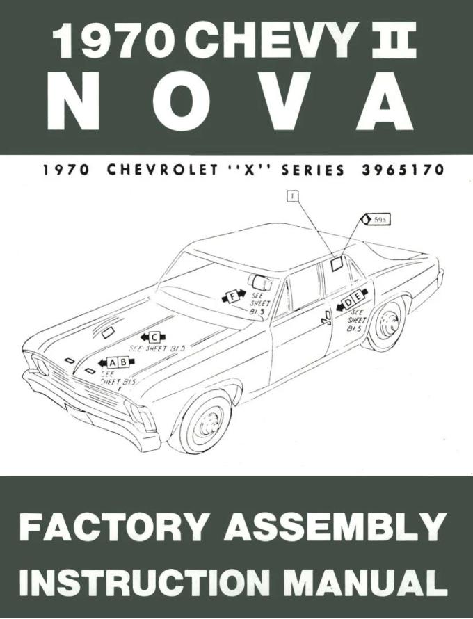 American Autowire Factory Assembly Manual - 1970 Nova 36311
