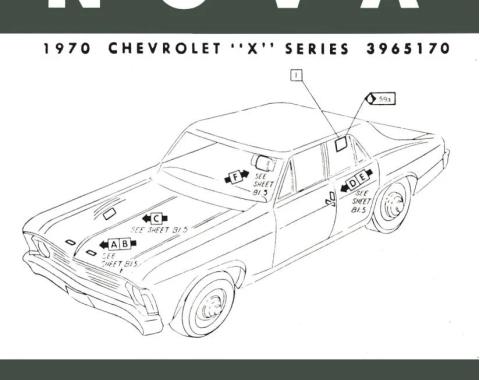 American Autowire Factory Assembly Manual - 1970 Nova 36311