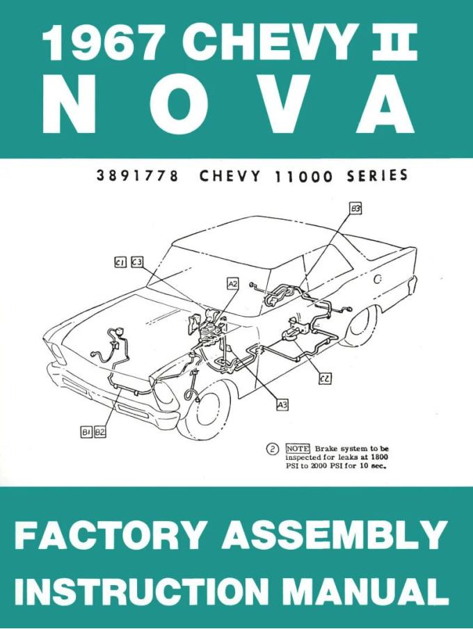 American Autowire Factory Assembly Manual - 1967 Nova 36308