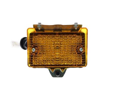 AMD Park Lamp Assembly, Amber Lens, LH or RH, 71-72 Chevy Nova X137-3071-A